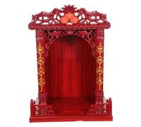 Zerodeko Table d'autel Bouddhiste pour Le Dieu de la Fortune, Fit Home | Petit autel bouddhiste pour la et la prière à domicile, support pour les offrandes du dieu de la fortune