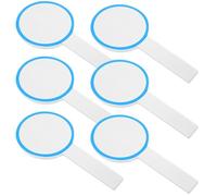 Zerodeko Tableaux Blancs De Vote Effaçables à Sec 10x20 Cm Planche Rigide Simple Face Plastique Bleu 6 Pièces pour Arbitres Et Juges Animation De Concours Et Loisirs Sportifs