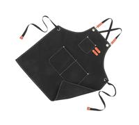 Zerodeko Tablier de Cuisine Imperméable Toile Épaisse avec Multiples Poches Résistant à Huile pour Cuisson Barbecue et Usage Professionnel et Domestique