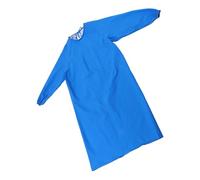 Zerodeko Tablier Imperméable à Manches Longues Cuisine et Vaisselle, Protection Anti-taches, Réglable, en Plastique Léger Bleu Clair, Unisexe, Jardinage, Pâtisserie et Nettoyage