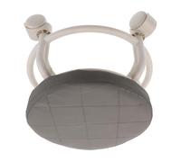 Zerodeko Tabouret Roulant Pivotant Cuir PU Petit Siège Mobile Ergonomique avec Repose Salon Manucure Spa et Garage Tabouret de Pédicure Robuste et Compact