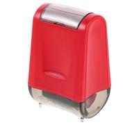 Zerodeko Tampon Rouleau pour Enseignants en Plastique Léger Rouge Lignes Solides, pour Correction de Devoirs la Maison Classe, Marquage Clair et Constant