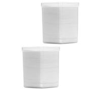 Zerodeko Tampons Nettoyants pour Résidus de Colle à Ongles, Coton Non Tissé Blanc, Doux Peau, Portable, 2 Boîtes de 200 Pièces, pour Salon de Beauté Ongulaire et Voyage D'affaires