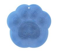 Zerodeko Tapis de Massage en Silicone Bleu Antidérapant 1 Pièce Tapis Exfoliant Mural Multifonction pour Dos et Pieds Coussin de Bain Pratique Massage