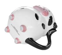 Zerodeko Tasse à Café en Céramique 3D Forme Vache 600Ml Mug Original Peint à la Main Antidérapant Bureau et Maison Tasse Café Animal Drôle pour Femmes et Amateurs D’Animaux