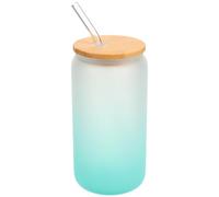 Zerodeko Tasse à Café en Verre 480ml Résistante et Élégante Paille en Verre pour Maison, Restaurant et Hôtel, Design Unique et Pratique pour Toutes Saisons