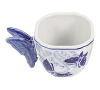 Zerodeko Tasse à Café et Finition Délicate Design Unique Capacité de 40ml Décorative en Céramique Style Chinois pour Maison ou Café