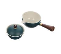 Zerodeko Théière Céramique avec Poignée Latérale Pratique Pot à Thé Portable pour Maison et Bureau Petite Théière de Voyage Porcelaine Usage Quotidien et Cadeau