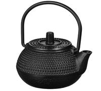 Zerodeko Théière Fonte Décorative Noire en Fonte, Petite Bouilloire Chic pour Décorer Votre Maison ou Bureau