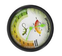 Zerodeko Thermomètre Abs de Terrarium pour Mécanique Hygromètre Haute Précision, Mini Taille, Matériau Aluminium Reptiles et Boîte à Lézards et Propagateur