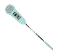 Zerodeko Thermomètre Cuisine Digital Portable à Lecture Instantanée Sonde en Acier Inoxydable et Écran Lcd pour Cuisson Précise des Aliments Solides et Liquides