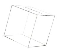 Zerodeko Tirelire Transparente Tirelire en Acrylique Transparent Boîte De Changement d'argent Tirelire sans Ouverture Doit Se Casser pour S'ouvrir Pot D'économie De Pièces