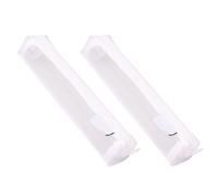 Zerodeko Trousse à Crayons Transparente en Maille, Légère et Portable, pour Examen Scolaire, Lot de 2 Pièces Pratiques et Solide