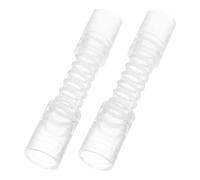 Zerodeko Tuyau D'extension D'arrivée D'eau Pvc 2pcs pour Tuyau D'évacuation du Climatiseur, Facile à Connecter, pour Fenêtre ou Montage Mural, pour Fête