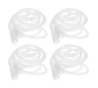Zerodeko Tuyau Flexible en PVC pour Appareils de Massage et Ventouses Tube du Dispositif d'Aspiration Faciale Φ8*4 Accessoire pour Soins Peau Connexion sans Fuite Solide et