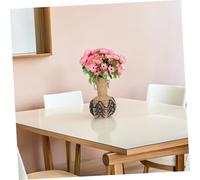 Zerodeko Vase Corde Tressée Papier Support Décoratif Artisanal pour Fleurs Séchées Centre de Table Style Campagne Polyvalent et