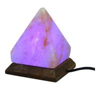 Zerodeko Veilleuse à Sel Pyramide USB Lampe de Chevet Multicolore Changeante Petite Lampe de Table pour Salon Bureau et Décoration D’Intérieur Ambiance Relaxante pour Yoga et Chambre