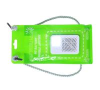 Zerodeko Veilleuse LED à Sel Portable Verte pour Camping et Pêche, Éclairage de Secours Stable Alimenté par Électrolyse D'eau Salée Paquet de Sel et Cordon