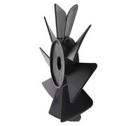 Zerodeko Ventilateur Silencieux Fonction de Pulvérisation et Gonflage de Compresseur D'air en Plastique Noir, Accessoire pour Petit Compresseur à Air