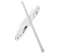 Zerodeko Verrou Encastré en Acier Inoxydable 304 Pêne Dormant de Sécurité 8 Pouces Loquet Antivol pour Porte d'Entrée et Porte-Fenêtre Fixation Supérieure et Inférieure pour Usage