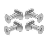 Zerodeko Vis M8 INOX pour Foil Planche de Surf - Kit 4 Pièces Écrous en T Coulissants - Fixation Robuste et Anti-Corrosion pour Hydrofoil Kitesurf et Sup - Visserie Aileron de Surf