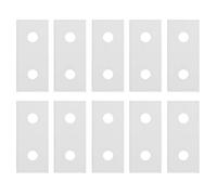 Zerodis 10 PCS JOINS PLAQUE, Attelle Plate Structure de Cadre en Aluminium de Support Droit de L'automnelle de Jointure D'angle de Fixation pour Planche de Lit en Bois étagères Meubles (2020)