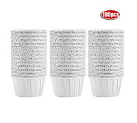 Zerodis 100pcs Libellules Cupcakes en Papier Rond Gâteau Tasses de Boulangerie Alimentaire en Revêtement en Papier Muffins Faciles à Utiliser et à Retirer pour le Mariage d'anniversaire Baby Shower