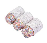 Zerodis 100pcs Libellules Cupcakes en Papier Rond Gâteau Tasses de Boulangerie Alimentaire en Revêtement en Papier Muffins Faciles à Utiliser et à Retirer pour le Mariage d'anniversaire Baby Shower