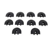 Zerodis 10pcs Pangle L des Bouchons d'extrémité de Piste Lourds ABS en Plastique ABS avec Capuchon d'extrémité de Rail de la Compagnie Aérienne, Conception de Surface de Roulement