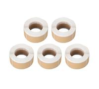 Zerodis 1300 étiquettes Autocollantes Kraft pour Bouteilles et Bocaux, Papier Kraft Adhésif pour la Mise en Conserve et l'organisation, 5 X 2,5 Cm pour la Cuisine et l'artisanat