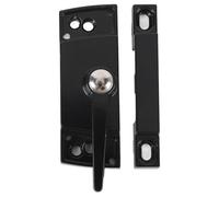 Zerodis 2 Jeux de Serrures de Fenêtre Coulissante, Serrures de sécurité à Came en Alliage de Zinc, Protection Améliorée pour Fenêtres à Guillotine Simple et Double (BLACK)