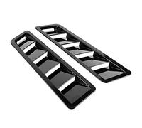 Zerodis 2 Pièces Couvercle Universel de Panneau d'admission d'air de Capot de Voiture Couvercle 'aération de Refroidissement en Plastique ABS pour la Dissipation Thermique du Moteur Installation