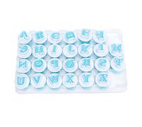 Zerodis 26 Pièces Emporte-pièces en Forme de Lettre Majuscule, Emporte-pièces en Plastique pour Fondant de l'alphabet pour la Décoration de Gâteau, Parfaits pour Créer des Friandises Personnalisées
