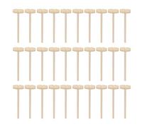Zerodis 30pcs Mini Maillets de Homard en Bois en Bois, Marteau en avec Matériau Premium, Jouet Fort et Durable pour Les Enfants, Améliorant la Coordination des Yeux de la Main, Adaptée à Divers