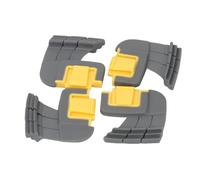 Zerodis 4 Pièces Brosses à Récurer Cycloniques Pièces de Rechange en Silicone ABS pour Nettoyeur de Piscine MX6 MX8, Ensemble de Brosses Professionnelles, Remplacement Rapide, Ajustement Précis, pour