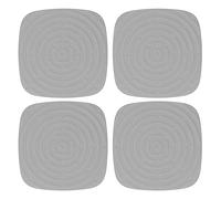 Zerodis 4pcs Poulet Nesting Pad, Lavable Collecteur d'oeufs Design Prime Materifiés Mat Protégeant Les œufs Applicables à la Ponte des œufs, Prévention du Roulement - Noir (Gray)