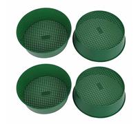 Zerodis 4pcs Tamis de Jardin Tamis en Plastique, Tamis de Sol en Mailles de Jardin