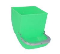 Zerodis 5PCS Mangeoire pour Petits Animaux Distributeur Nourriture Lapin Distributeur de Nourriture pour Lapin Anti-déversement en Fer en Plastique Cochons d'Inde Chinchillas Furets Vert