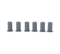 Zerodis 6pcs Câble en Caoutchouc Sleeve Murale de Monture pour les Câbles Satellites avec Diamètre de Trou de 7 Mm Diamètre 3/4 Pouces pour les Projets et les Réparations (GRAY)