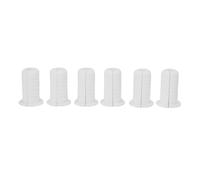 Zerodis 6pcs Câble en Caoutchouc Sleeve Murale de Monture pour les Câbles Satellites avec Diamètre de Trou de 7 Mm Diamètre 3/4 Pouces pour les Projets et les Réparations (WHITE)