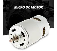 Zerodis 775 Moteur CC, 12V 7000 TR/Min de Grande Vitesse, Moteur brossé de Petite Taille avec Bobine de Fil de Cuivre Pur, Engrenage Métallique pour Outil électrique, Jouets, Aspirateur