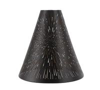 Zerodis Abat-jour en Fer gravé au, Abat-jour de Projection de Motif de Feu D'artifice pour Chambre à Coucher, avec compatibilité de Base D'ampoule E26 E27