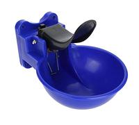Zerodis Abreuvoir Automatique 2L pour Bovins, Moutons, Chevaux, Distributeur d'eau ABS de Grande capacité avec Bord Lisse, Conception à Ressort à Langue Noire