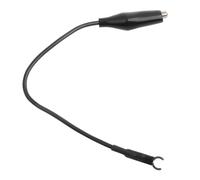 Zerodis Accessoires de Clamp/Holder de Terre de Sonde d'oscilloscope, Câble de Fil de Masse Pratique et Longue Durée de Vie 4pcs, adapté aux Sondes Standard, Légères et Faciles à Transporter,