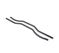 Zerodis Accessoires de Modèle de Voiture, Rails de Cadre de Châssis pour Axial Scx10 II, Conception Solide et Légère, Installation Facile, Universel en Fiber de Carbone