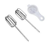 Zerodis Accessoires pour Mélangeur à Main électrique, Batteurs de Remplacement avec Lames en Acier Inoxydable 304 pour Mélangeurs Black and Decker et