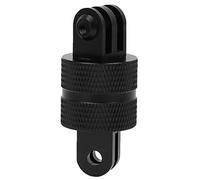 Zerodis Adaptateur de Montage à Bras Pivotant, Aluminium à 360 Degrés Caméra de Rotation Camerie Verticale Adaptateur de TréPied Pivotant en Métal Universel pour la Course à Pied et