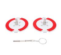 Zerodis Adaptateur Nab pour NAGRA T TI QGB en Alliage d'aluminium Métallique avec Mécanisme de Verrouillage sécurisé 10 Pouces 12 Pouces Bobine à Bobine Accessoires de Bande Audio