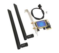 Zerodis Adaptateur PCIE 1200 Mbps Carte à Double Bande WiFi pour PC, Admet BT4.0, pour HD Transmission Music and Transmission Videos