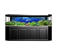 Zerodis Affiche de Fond d'aquarium, Matériau PVC, Superbe Paysage sous-Marin 3D, Parfait pour la Décoration d'aquarium, Taille 122x50cm pour Aquariums Domestiques (91 * 50CM)